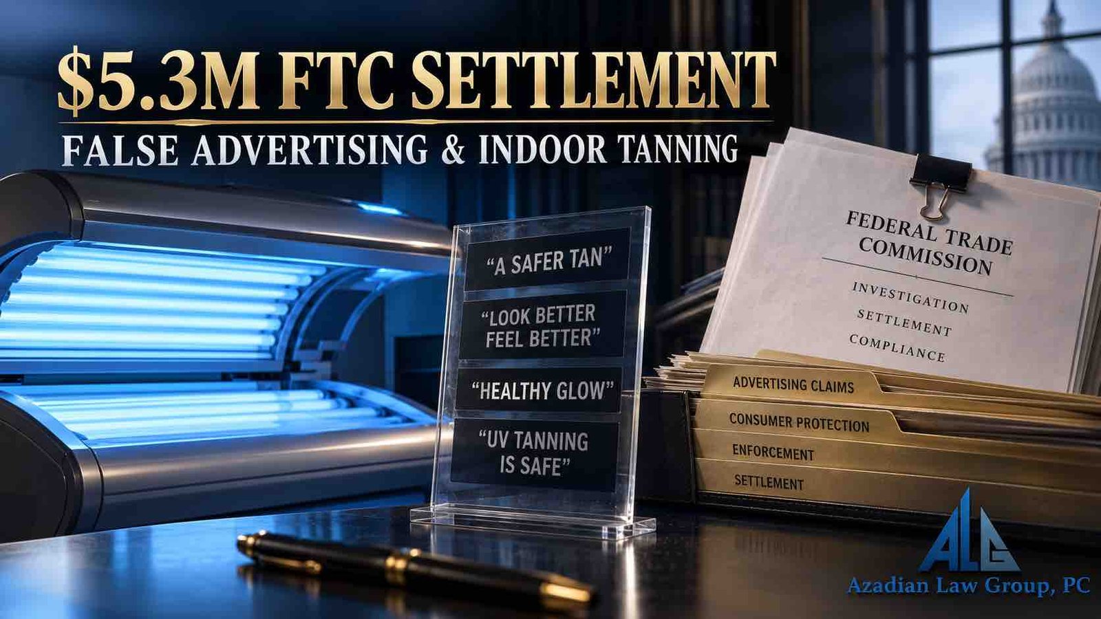 Mercola FTC settlement over false advertising claims involving indoor tanning systems.