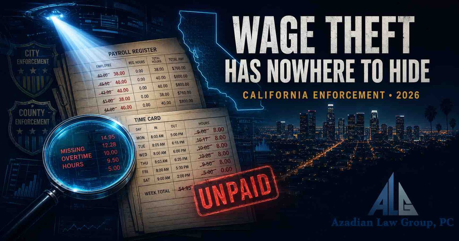 California cities, counties, public prosecutors, and the Labor Commissioner have expanded tools for addressing wage theft.