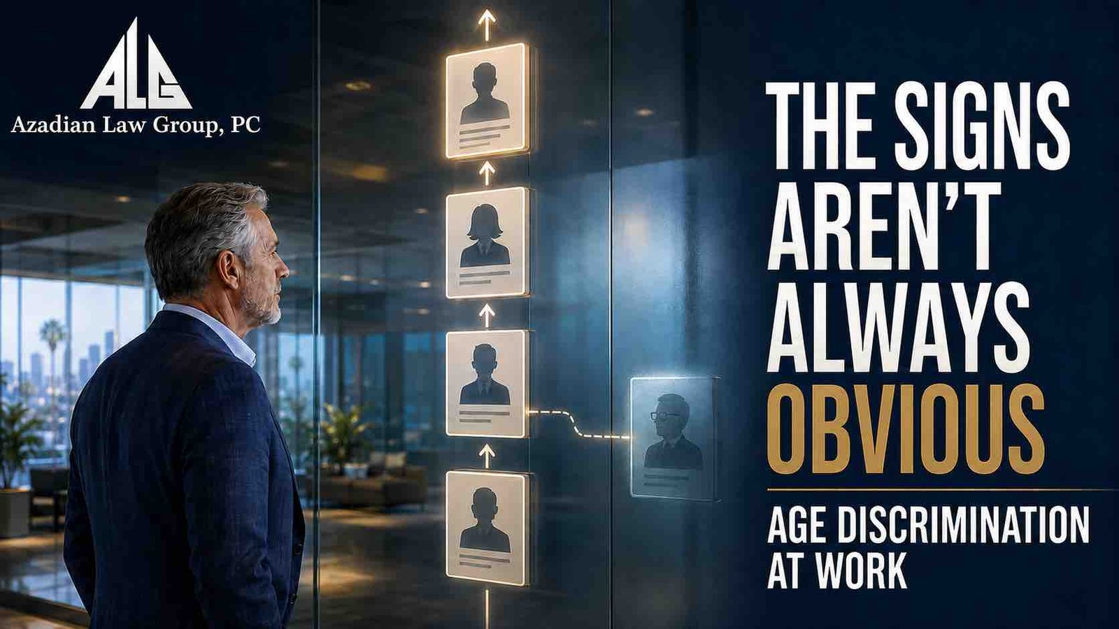 Experienced employee noticing subtle age discrimination in a Los Angeles promotion process