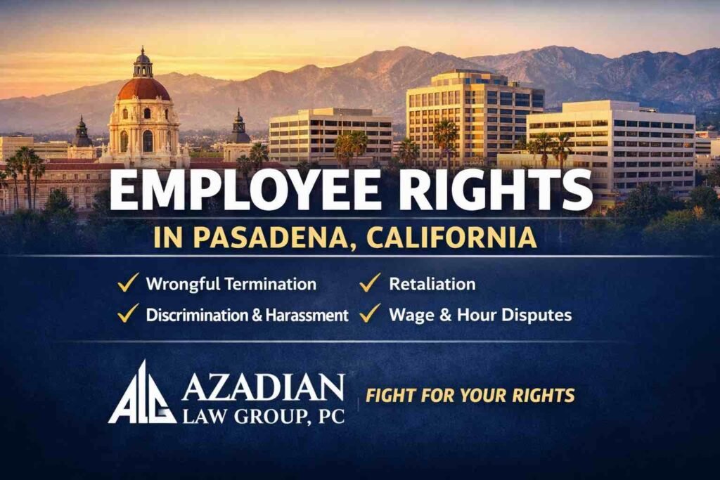Employee rights in Pasadena, California