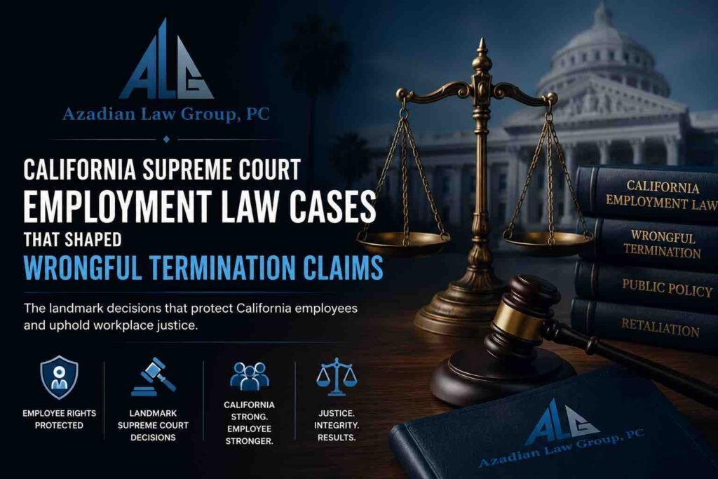California Supreme Court Wrongful Termination Cases